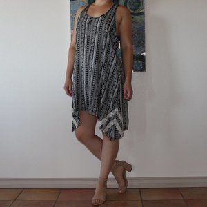 paisley sharkbite dress